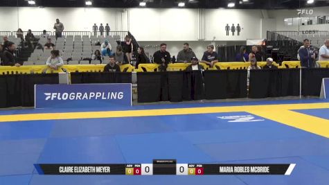 Maria Robles McBride vs Claire Elizabeth Meyer 2025 World IBJJF Jiu-Jitsu No-Gi Championship