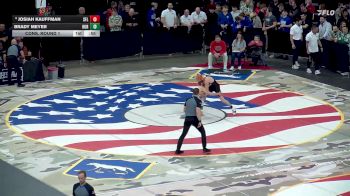 Cons. Round 1 - Brady Meyer, Huron vs Josiah Kauffman, Sioux Falls Lincoln