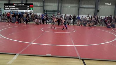 105 lbs 3rd Place - Reid Strong, Street vs Charlie Warnick, Lavale