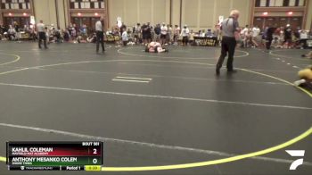 75/82 1st Place Match - Kahlil Coleman, Mayfield Mat Academy vs Anthony Mesanko Coleman, Shore Thing