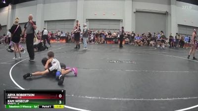 52 lbs Round 1 (10 Team) - Kam Wisecup, Bandits vs Arya Robertson, MF Savage