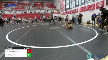 83 lbs Rr Rnd 3 - Elijah Alexander, Midwest City Bombers Youth Wrestling Club vs Wrigley Whitney, Standfast