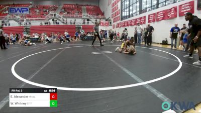 83 lbs Rr Rnd 3 - Elijah Alexander, Midwest City Bombers Youth Wrestling Club vs Wrigley Whitney, Standfast