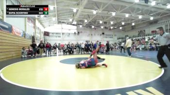 120 lbs Cons. Round 6 - Genesis Morales, Mt Diablo vs Sofia Sciortino, Rancho Cotate