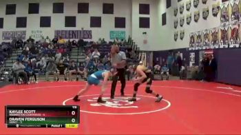 116 lbs Round 4 (6 Team) - Kaylee Scott, Washington Courthouse vs Draven Ferguson, Sidney