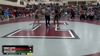 125 lbs Round 1 - Grace Hallam, Cedar Rapids Kennedy vs Trinity Myers, Iowa City, West