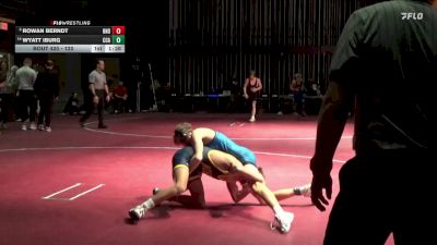 120 lbs Round 3 - Rowan Berndt, Burlington Notre Dame vs Wyatt Iburg, Clear Creek-Amana