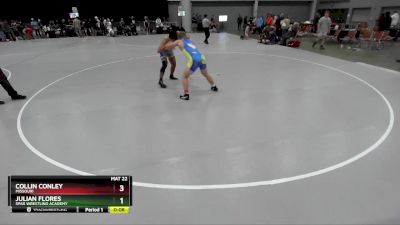 165 lbs Cons. Round 3 - Collin Conley, Missouri vs Julian Flores, SPAR Wrestling Academy