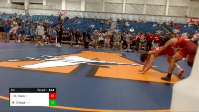 141 lbs Cons. Round 6 - Oscar Baca, Bulldog Premier vs Michael Ortega, Region Wrestling Academy