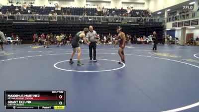 157 lbs Semifinal - Grant Eklund, Cuesta College vs Maxximus Martinez, Mt. San Antonio College