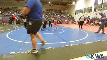 61 lbs Round Of 16 - Elijah Kroll, Raw Wrestling Club vs Kamden Woolman, Tiger Trained Wrestling