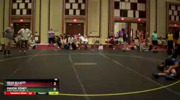 85 lbs Round 2 (6 Team) - Sean Elliott, Shore Thing vs Mason Soney, Steel Valley Silver