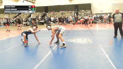 122-H lbs Consi Of 8 #1 - Logan Graf, Prime Wrestling Club vs Logan Sedani, Prime Wrestling Club