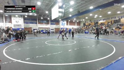 157 lbs Cons. Round 4 - Christian Alvarez, Norwalk vs Jacob Hernandez, Ramona