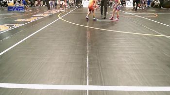 46 lbs Quarterfinal - Reagan Garland, Berryhill Wrestling Club vs Evelyn Shimonek, Pawhuska Elks Takedown