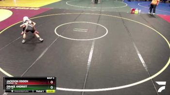 93 lbs Placement (4 Team) - Jackson Odden, Staples vs Drake Andrist, K-M