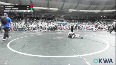 64 lbs Consi Of 8 #2 - Ben Bartel, Bartlesville Wrestling Club vs Hudson Rooker, Standfast
