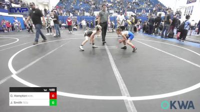 64 lbs Final - Dustin Hampton, Noble Takedown Club vs Jarod Smith, Tecumseh Youth Wrestling