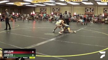 125 lbs Finals (8 Team) - Joey Cline, Death Squad vs LUCAS FYE, Keystone Crush