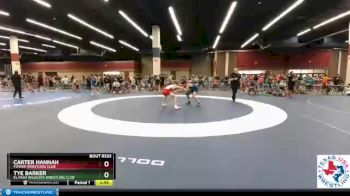 145 lbs Champ. Round 1 - Carter Hannah, Power Wrestling Club vs Tye Barker, El Paso Wildcats Wrestling Club
