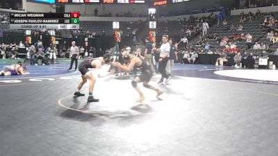 138 lbs Consi Of 8 #1 - Micah Wegman, Calabasas (SS) vs Joseph Pavlov-Ramirez, Los Gatos (CC)