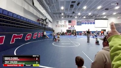 39-40 lbs Round 1 - Diego Flores, Green River Grapplers vs Troy Wilson, High Plains Thunder Wrestling