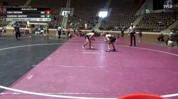 133 lbs Semifinal - Colt Brown, Unattached vs Carson Griffey, Reinhardt University (GA)