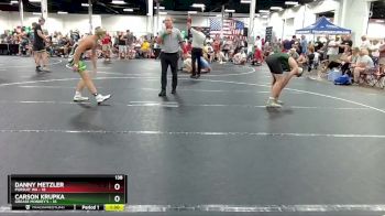 138 lbs Round 3 (6 Team) - Carson Krupka, Grease Monkey`s vs Danny Metzler, Pursuit WA