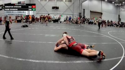 165 lbs Round 1 (4 Team) - Kingston Strouse, Savage WA Black vs Gabe Johnson, TDWC Maniacs