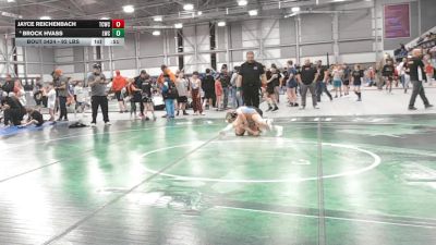 92 lbs Cons. Semis - Brock Hvass, Lewiston Wrestling Club vs Jayce Reichenbach, Team Champs Wrestling Club