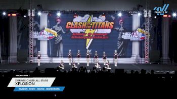 Dupage Cheer All Stars - Xplosion [2024 L1 Youth - Novice - Restrictions Day 1] 2024 ASC Clash of the Titans Schaumburg & CSG Dance Grand Nationals