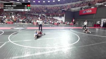 66 lbs Cons. Round 4 - Ty Collins, Campbellsport vs Michael Terry, Crandon