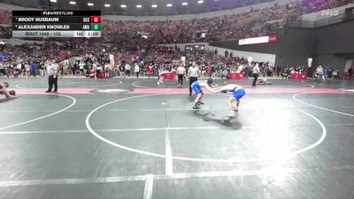 135 lbs Quarterfinal - Brody Nusbaum, St Croix Central vs Alexander Knowles, Askren Wrestling Academy