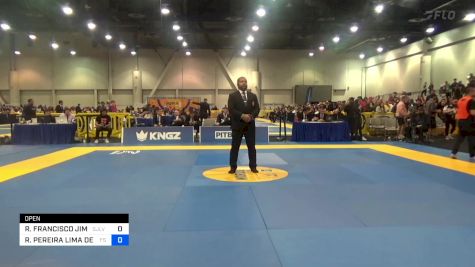 ROBERTO FRANCISCO JIMENEZ vs ROOSEVELT PEREIRA LIMA DE SOUZA 2023 World IBJJF Jiu-Jitsu No-Gi Championship