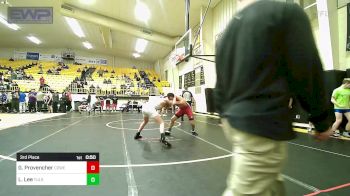 126-A lbs 3rd Place - Grant Provencher, Coweta JH vs Landon Lee, Tulsa Union