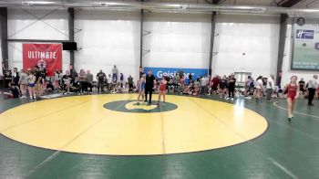 43 kg 5th Place - Haley Stenz, Michigan Rev Blue vs Payton Hinkle, MGW Rebels