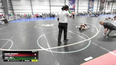 68 lbs Rd# 5- 3:45pm Friday Final Pool - Asher Franco, Terps XPress vs Trey Bell, Minion Black