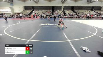 61 lbs Rr Rnd 5 - Ryley Herwig, Warhawks vs Owen Booth, Wrecking Crew Wrestling Academy