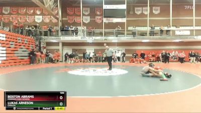 106 lbs Cons. Round 2 - Lukas Arneson, Challis vs Boston Abrams, Madison High School