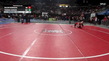 106 lbs Cons. Round 2 - Thomas Hanson, Rigby vs Dillon Robinson, Minico