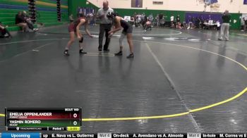 115 lbs Cons. Round 2 - Yasmin Romero, McKay vs Emelia Oppenlander, Forest Grove