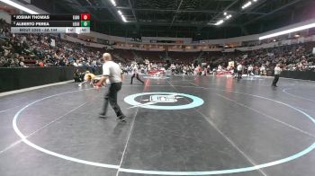 5A 144 lbs Cons. Round 2 - Alberto Perea, Los Lunas vs Josiah Thomas, Eldorado