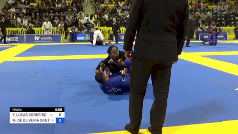 YAN LUCAS CORDEIRO PAIVA vs MAURICIO DE OLIVEIRA SANTOS NETO 2024 World Jiu-Jitsu IBJJF Championship