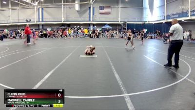 48 lbs Finals (2 Team) - Maxwell Caudle, Vipers Wrestling vs Cuinn Reed, Capital City WC