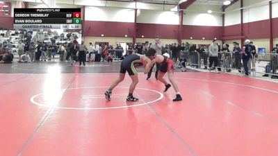 138 lbs Quarterfinal - Dereon Tremblay, New Bedford vs Evan Boulard, Smithyâ??s Barn