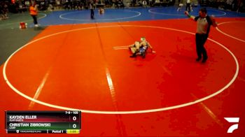 105 lbs Cons. Round 2 - Christian Zibrowski, LARP vs Kayden Eller, Flat Earth