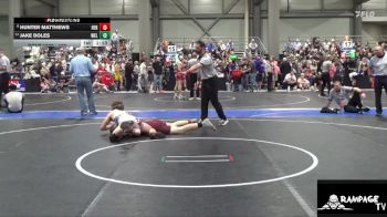 160 lbs Champ. Round 1 - Jake Doles, Wellsville vs Hunter Matthews, Herington