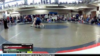 220 lbs Champ. Round 1 - Kaden Lambert, Mooresville Wrestling Club vs Lacota Clinkenbeard, Indiana