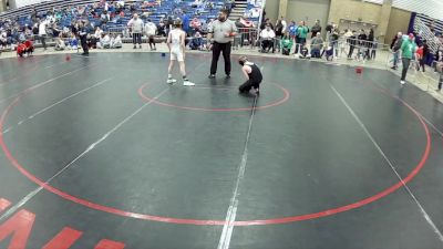 12U Boys - 86 lbs Champ. Round 2 - Brodrick Wert, The Fort Hammers Wrestling vs Casey Harris, Contenders Wrestling Academy