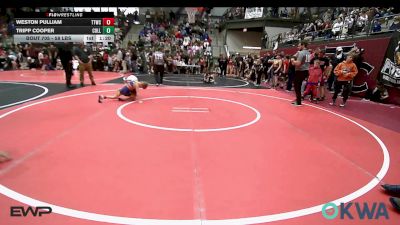 58 lbs Round Of 16 - Weston Pulliam, Team Tulsa Wrestling Club vs Tripp Cooper, Collinsville Cardinal Youth Wrestling